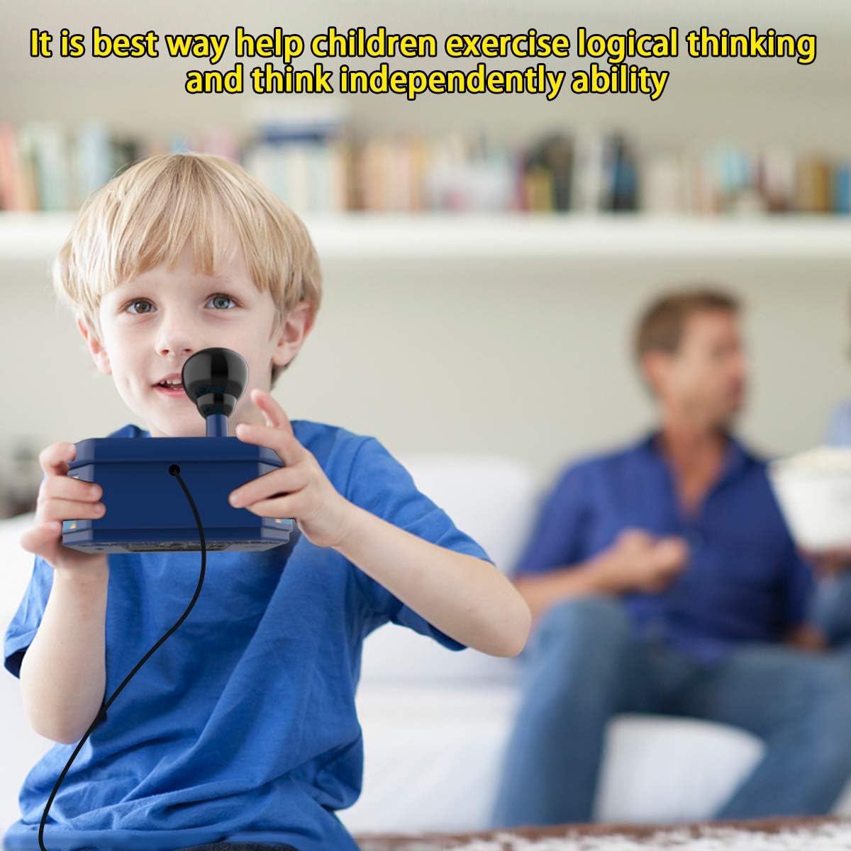 Mini Handheld Game Console TV Games Console Classic Built-in 180 Games for Kids (AV Cable) (Blue): Computers & Accessories