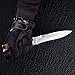 Grand Way Hunting Knife - Fixed Blade Survival Bowie Stainless Steel Knife with Wood Handle - 2654 WP