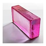 Colored Clear Glass Blocks High Transparency