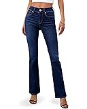 OFLUCK Bell Bottom Jeans for Women Stretchy High