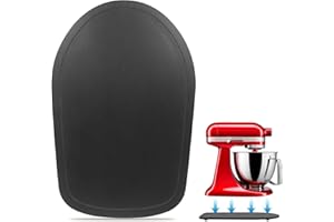 SUN3DRUCKER Mixer Slider Compatible with Kitchen aid Bowl Lift 4 .5-5 Qt Stand Mixer Pine Wood - Kitchen Countertop Storage Mover Sliding Caddy for Kitchen Aid 4 .5-5 Qt Mixer (4 .5-5 Qt - Black)