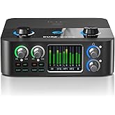 iCON Cube4 NanoS 24Bit/192kHz USB Audio Interface with OTG &amp; TFT Display | 24Bit/192kHz USB Audio Interface, 60dB Mic Preamp drives dynamic mic, plug-and-play OTG for TikTok livestream, TFT screen.