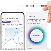 Proov - Complete Fertility Test Kit - At Home Ovulation, FSH, LH, Estrogen & Progesterone Test Strips - Fertility Monitor & Hormone Tracker - OPK for Women - For Family Planning -1 Cycle Kit -20 Tests