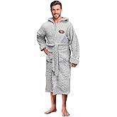 Northwest NFL unisex Nfl Plush Hooded Robe With Pockets - 100% Polyeste
