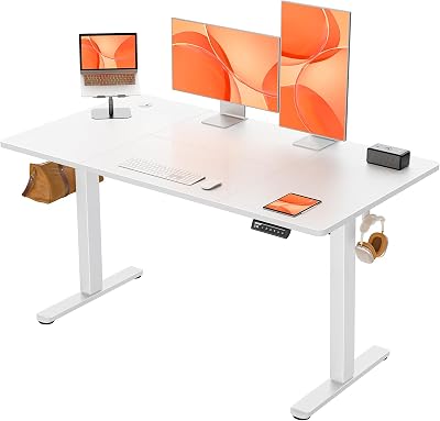 ErGear Electric Standing Desk 140x70cm Height Adjustable 4 Memory Panel