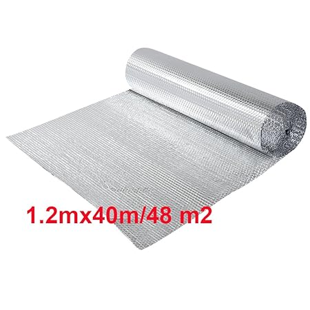 Double Aluminium Bubble Foil Insulation Roll Package Floor Loft
