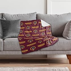 University of Charleston Logo Pattern Sherpa