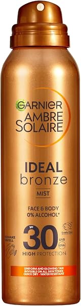 Garnier Ambre Solaire Self Tan SPF 30 Ideal Bronze 150ml Face & Body