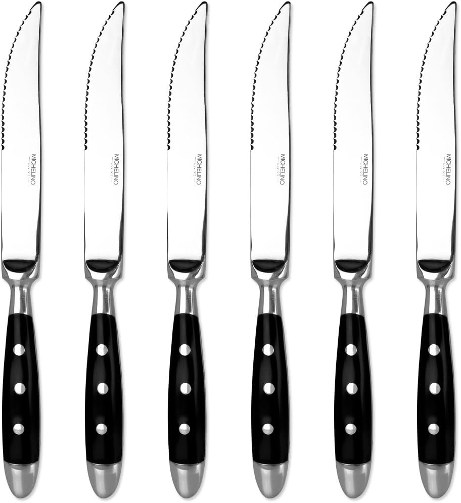 Steakmesser Set 6tlg. Brüssel im Geschenkkarton Edelstahl Messer