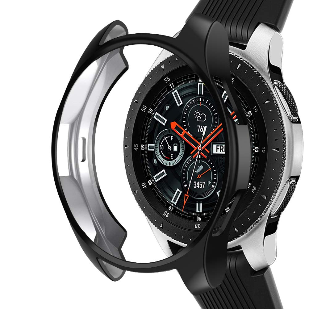 Photo 1 of NAHAI TPU Slim Case for Samsung Galaxy Watch 46mm, Shock-Proof and Protective Bumper Shell