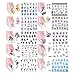 30pcs Christmas Nail Art Sticker Xmas Snowflakes Winter Designs Nail Decals Water Transfer for Women Teens Kid DIY Nail Decoration