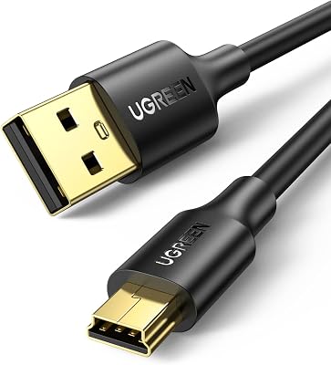 Cable Mini USB 2.0 Type A a Tipo B Alta Velocidad de Datos (1M)