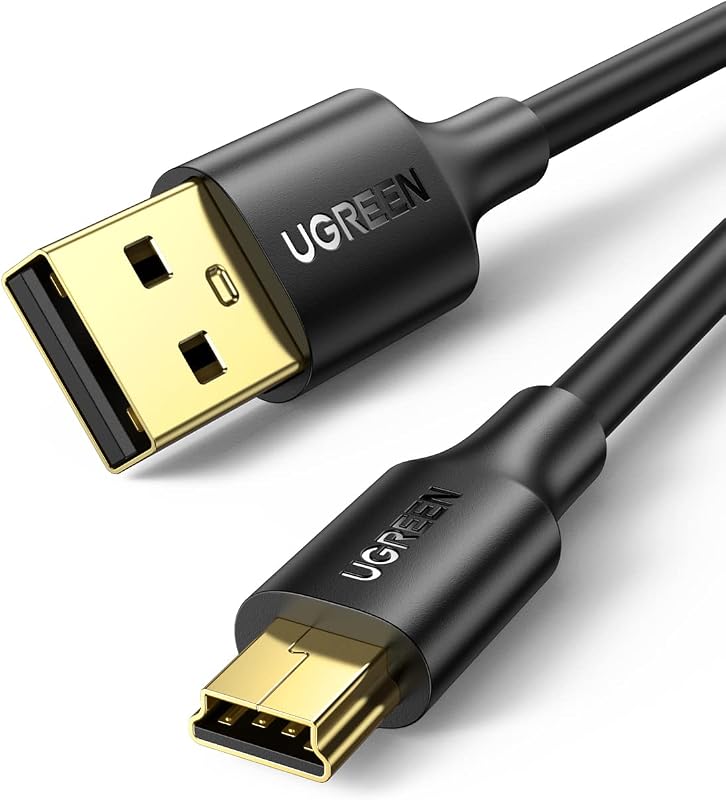 Cable Mini USB 2.0 Type A a Tipo B Alta Velocidad de Datos (1M)