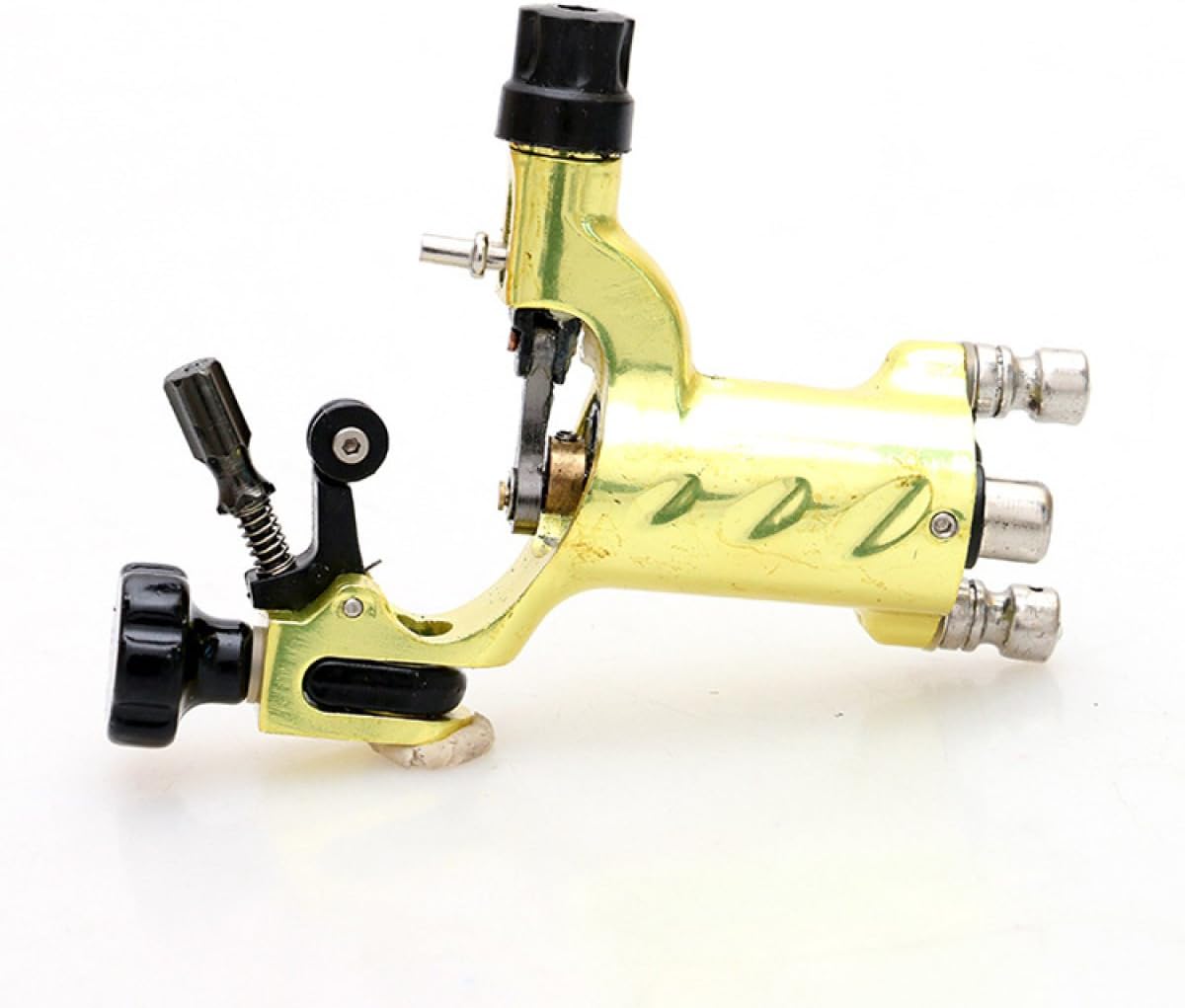 Dragonfly Motor Tattoo Machine Hook Line + RCA Dual Interface,Yellow