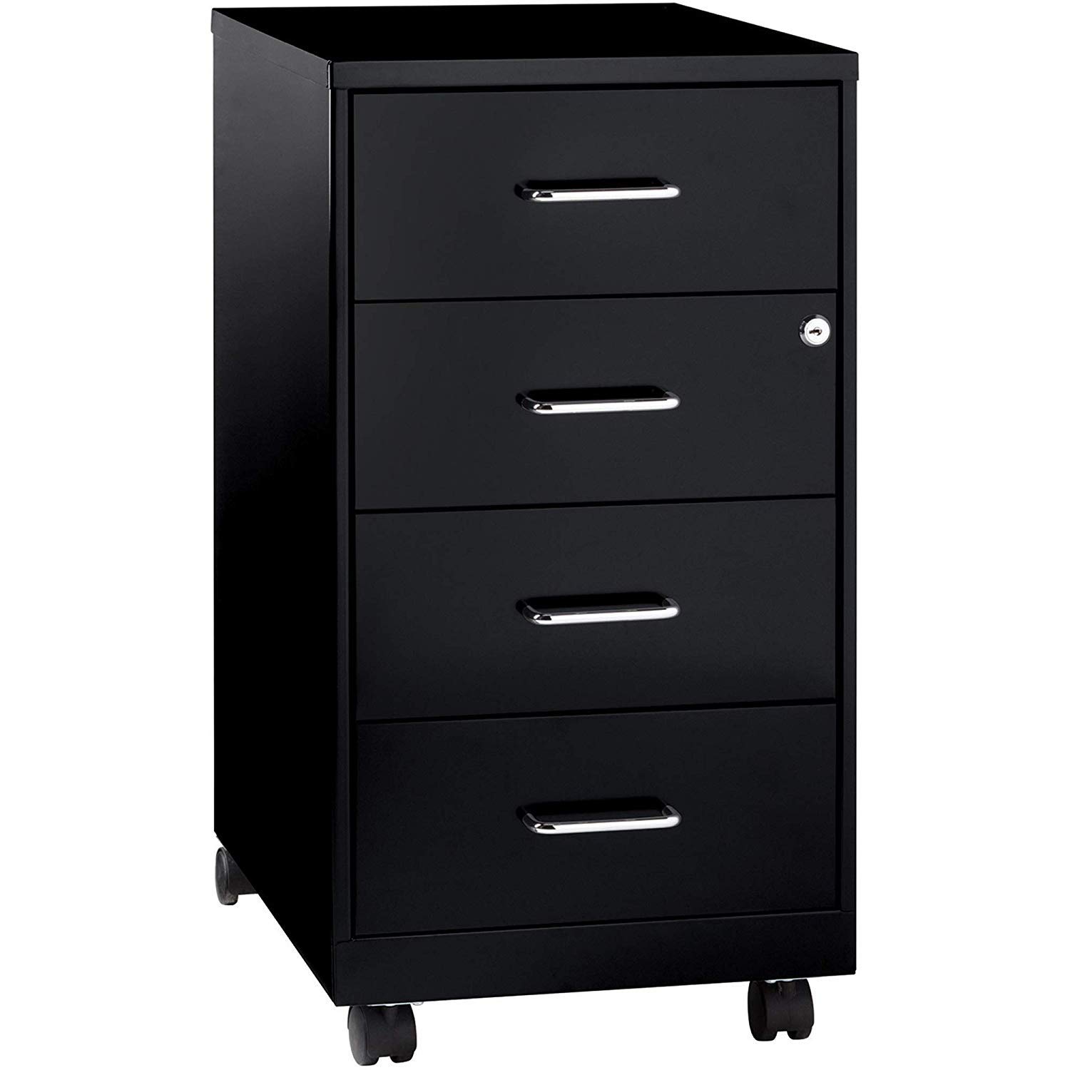 Amazon Com Lorell 18 Deep 4 Drawer Mobile Metal Organizer Craft