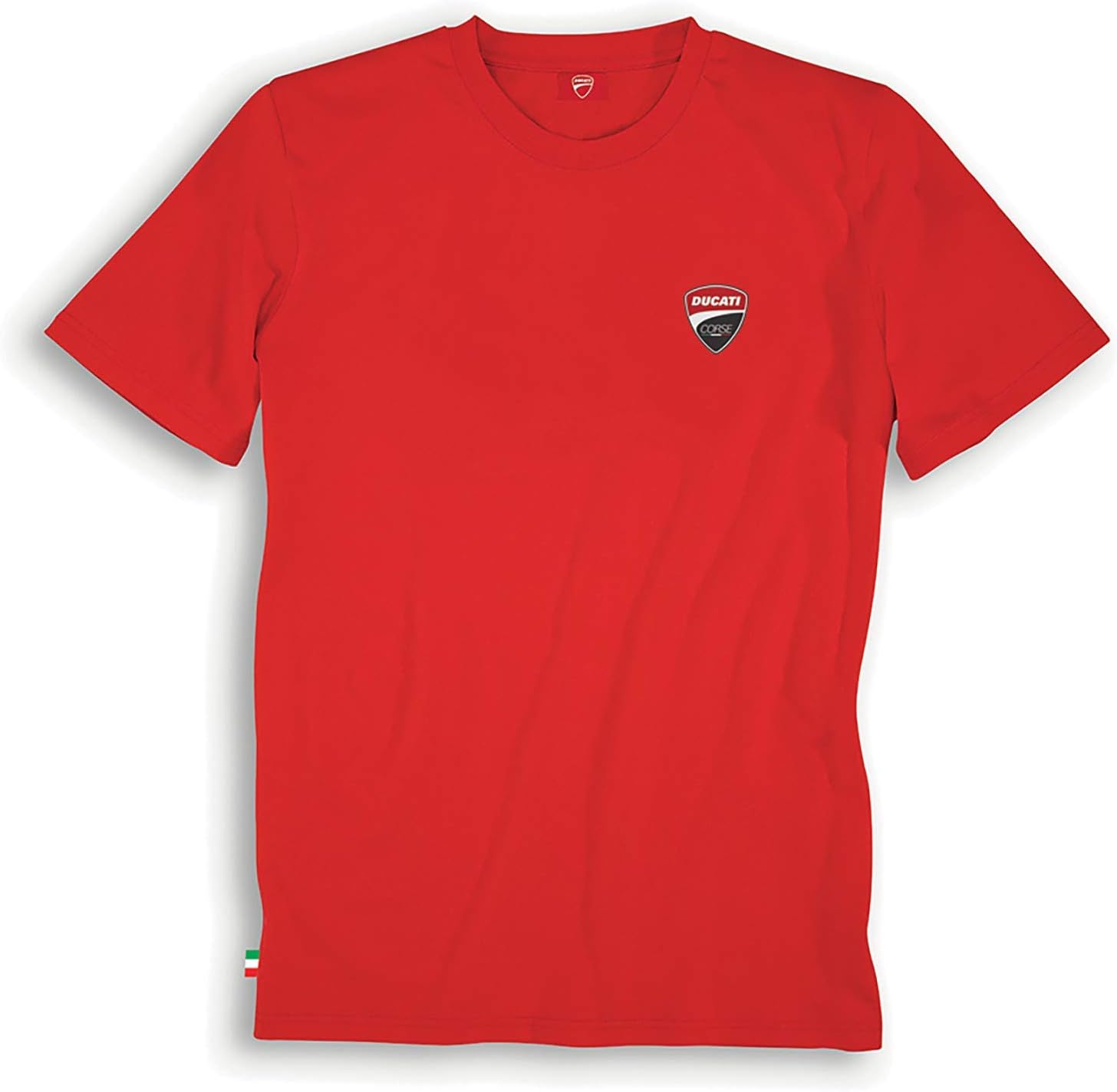Corse 2017 Short Sleeve Basic Short Sleeve T-Shirt Red X-Large