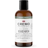 Cremo Cedar Forest All-In-One Beard and Face Wash, Specifically Designed To Clean Coarse Facial Hair, 6 Fluid Oz