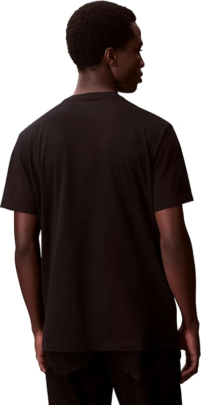 Herren T-Shirt Kurzarm Sportswear mit Rundhalsausschnitt, Schwarz (Black), M