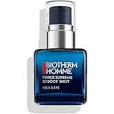Biotherm Force Supreme Reboot Shot, Revitalize Men's Skin, A High Concentration 12% Vitamin C, Face And Eye Serum That Targets Fine Lines, Dullness, And Enlarged Pores, 1 Fl. Oz.