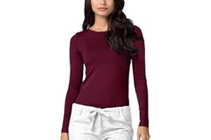 ADAR UNIFORMS Adar Underscrubs for Women - Long Sleeve Underscrub Comfort Tee