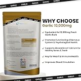 NutriVolv Garlic 10000mg High Strength 120 Tablets Blood Pressure Support view 3