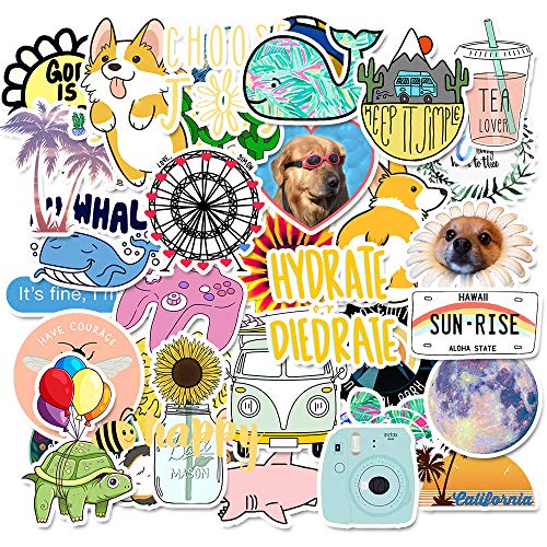 image for Travel Stickers VISO Stickers, Doraking 50PCS Travel Waterproof Sticke