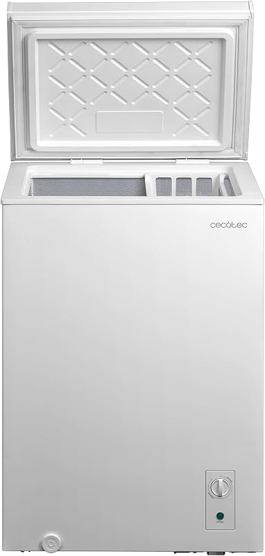 Congelador Horizontal 99L Bolero CoolMarket Chest 99M White D. Cesta con Asas, Control Mecánico LED, UltraContact D-Cool, Dual Function, Puerta ZeroG (80º-30º), Fast Freezing, Compacto