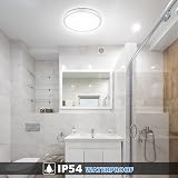 Defurhome 24W LED Ceiling Light 150W Equivalent 5000K IP54 Ø30cm White view 7