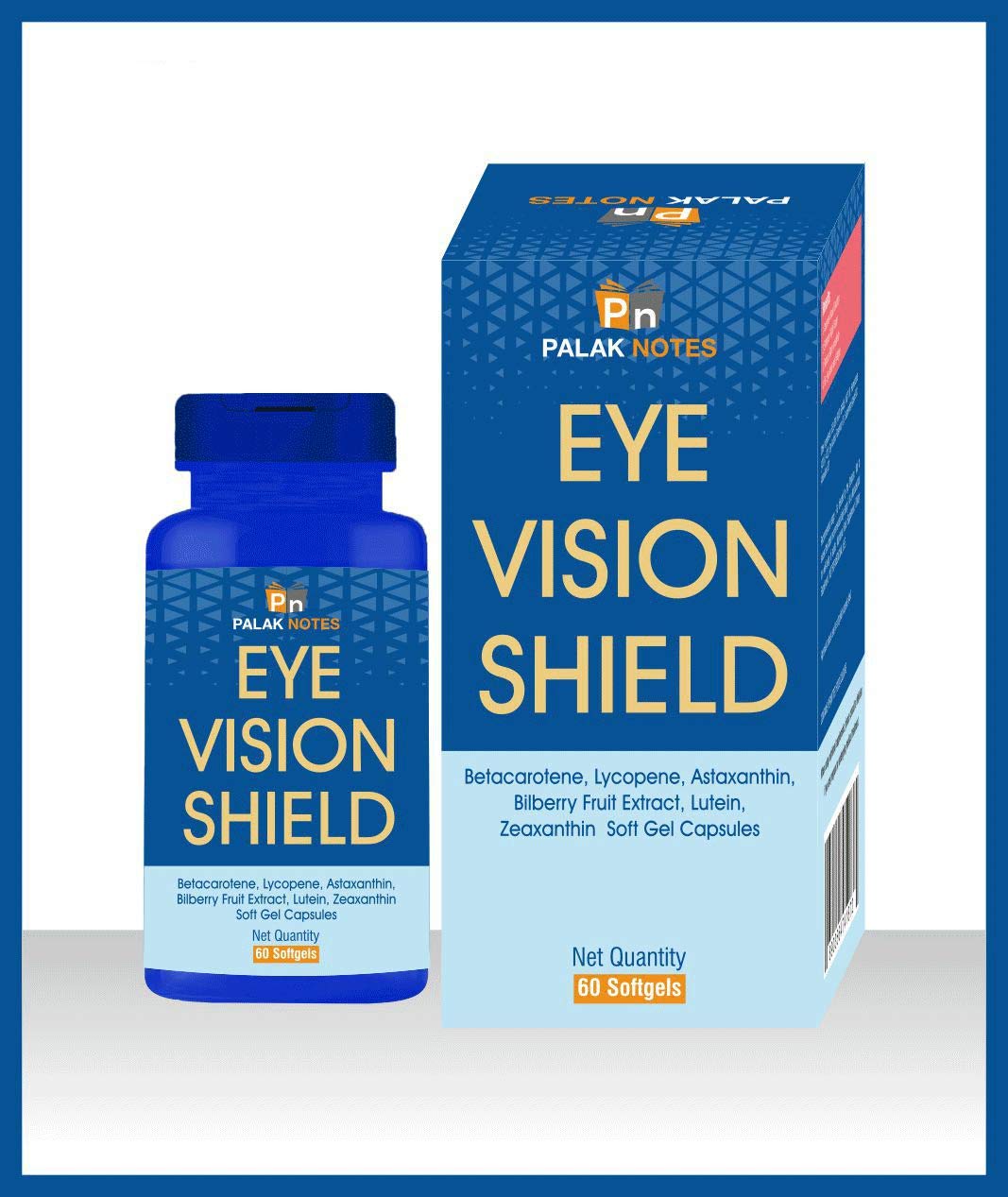 Buy Palak Notes Softgels for Better Eyesight Bilberry Fruit Extracts