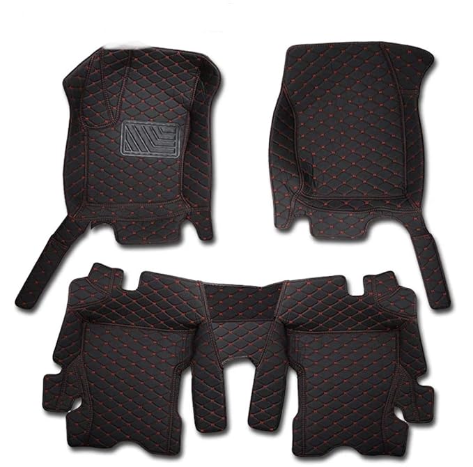 FFZ Parts Innenraum Fußraummatte Fußmatte Gummimatte Schutzmatten Automatten XPE Leder Für Golf 7 GTI GTD R GTE Club Sport TD