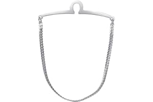 Yoursfs Tie Chain for Mens Loop Men's Double Color Link Chain Cravat Collar tie Clip