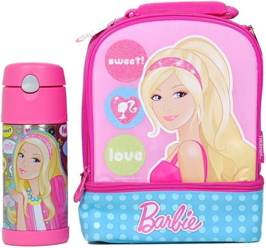 barbie thermos lunch box