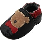 YIHAKIDS Soft Sole Baby Girls Boys Shoes Infant Toddler Leather Moccasins Slippers First Walker Crib Shoes Unisex