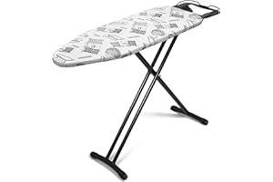 Duwee 12"x36" Ironing Board with Heat Resistant Cover and Thicken Felt Pad, Heavy Sturdy Legs