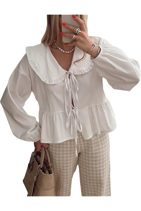 cute shirts that tie in the front