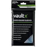 Vault X Card Holder Sleeves (100 Pack) Team Bags for Rigid Toploaders and Semi Rigid Card Holders, for Trading Cards