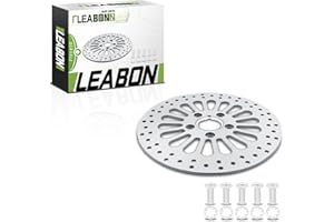 LEABON 11.5" Rear Brake Rotor Compatible with Harley Davidson Touring Sportster Dyna Softail Fxrs Dyna Super Glide 1984-2019