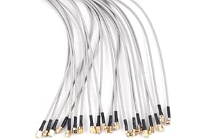 DRFEIFY 2.4G Receiver Antenna, 150mm IPEX Interface Compatible for FrSky (20 Pieces)