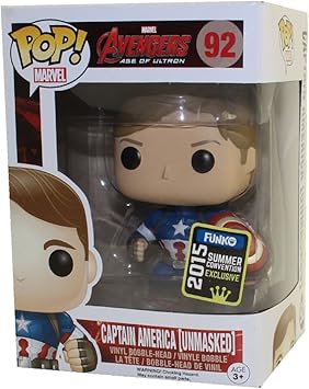 captain america unmasked funko pop