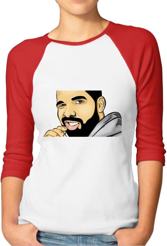 Drake Cartoon Leisure Raglan Sleeve Teeshirt