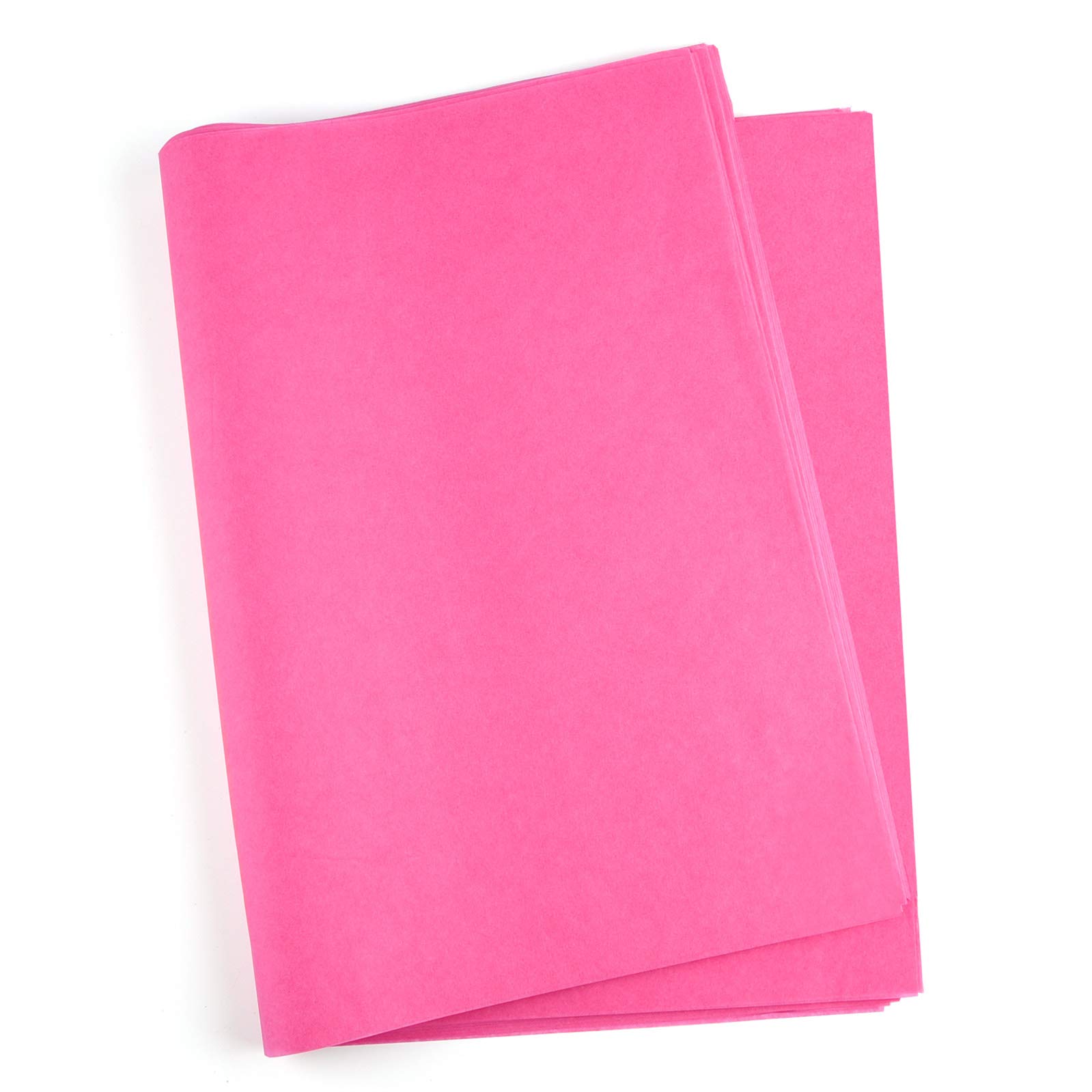 MIAHART 60 Sheets Valentine's Day Tissue Paper 50x35CM Hot Pink Gift Wrapping Paper Bulk for Valentine's Day DIY Crafts Birthday Wedding Baby Shower Gifts Packing Decoration