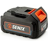 SENIX B50X2 20 Volt Max* 5.0 Ah Lithium-ion Battery for X2 Series Lawn and Garden and Cordless Power Tools, Fade-Free, Battery Indicator Lights