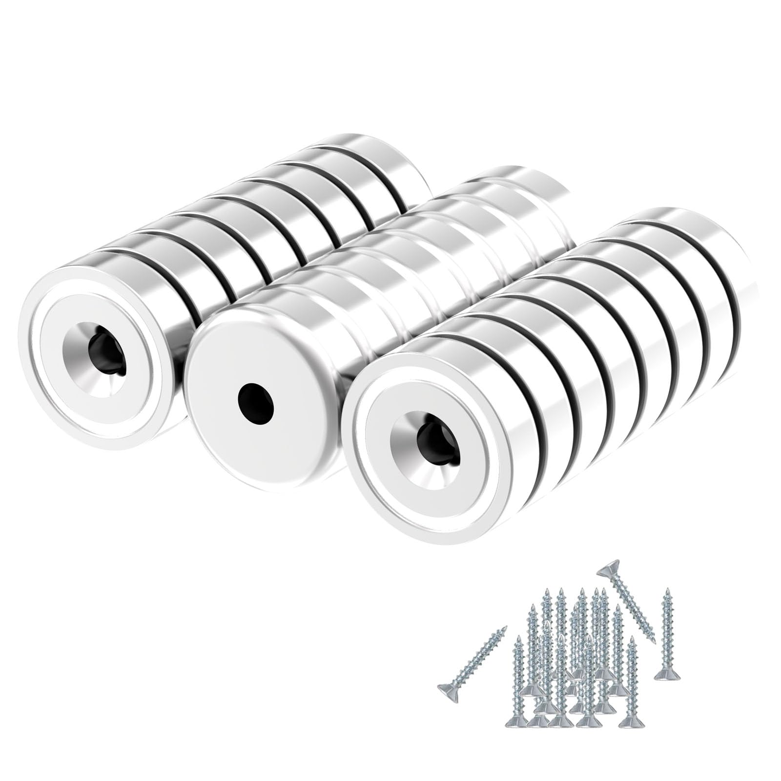 N52 Neodymium Magnets with Countersunk Hole and