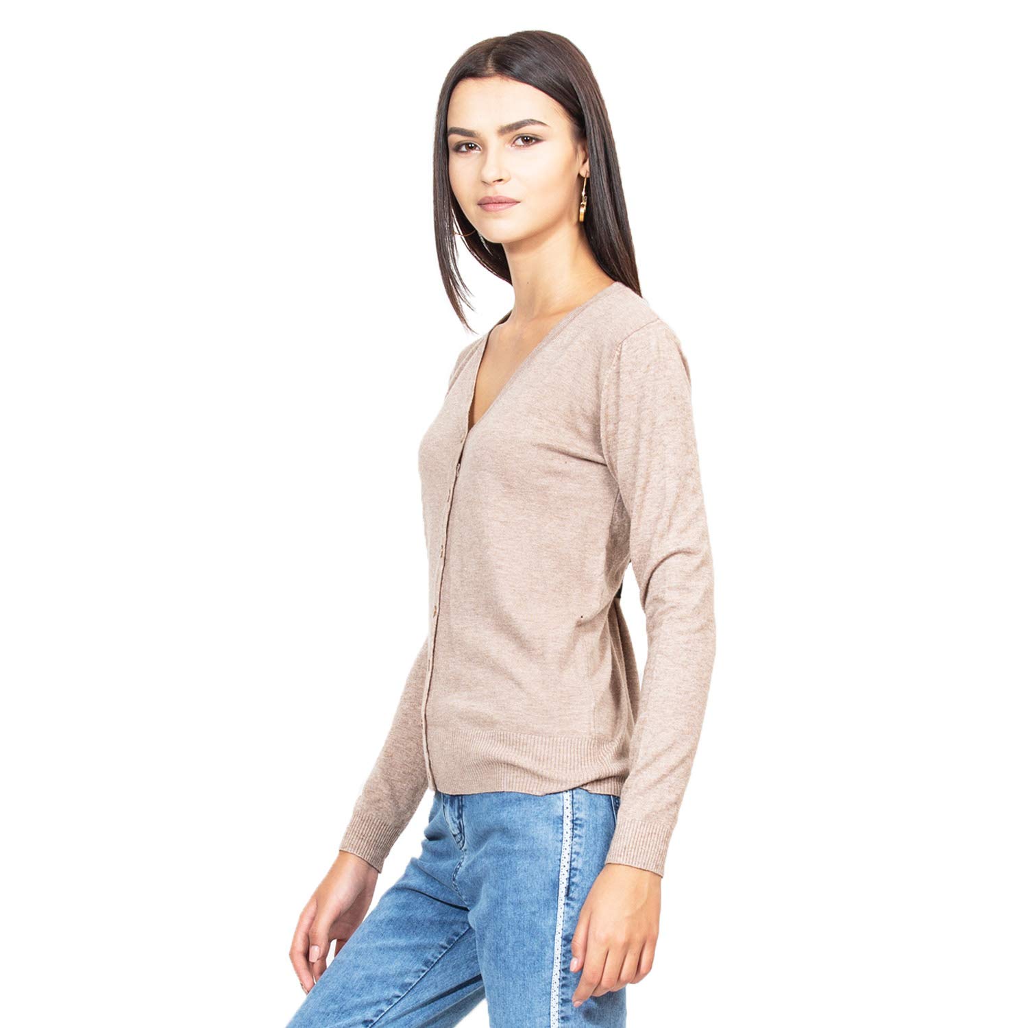 global republic woollen regular fit women's cardigan