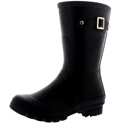 POLAR Womens Original Short Festival Waterproof Wellie Snow Wellingtons Boots