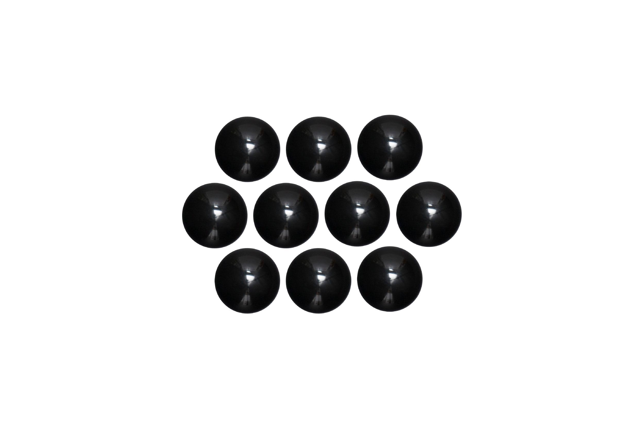 MAUL Dome Magnet, 30 mm, Black, Pack of 10