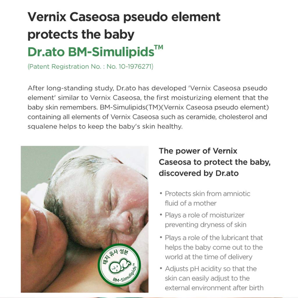 DR.ATO Ultra Rescue Cica Lotion 5.4 fl.oz. - pH5.5 Body and Face Baby, Kids Powerful Hydrating Lotion with Centella Asiatica and Ceramide for Extremely Dry Skin - Derma Tested, Paraben Free