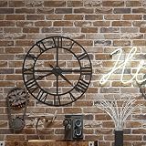 Okydoky Brown Brick Peel Stick Wallpaper Self Adhesive Vinyl Waterproof Vintage view 1