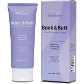 Butt Acne Clearing Treatment, Maximum Strength Body Cream for Back, Buttocks, Thigh &amp; Chest Acne Removal, Skin Clearing Lotion for Men &amp; Women