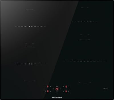 Hisense HI6401BSC Built-in 60cm Induction Hob Ceramic Glass Black 7200W